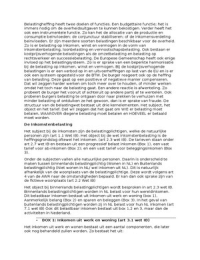 Samenvatting Belastingrecht