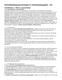 Ontwikkelingspsychologie & Orthopedagogiek