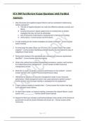 ICS 300 Test Review Exam Questions with Verified Answers.