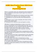AAMC New Practice Exam 2024 Exam Prep  Psychology/Social