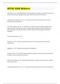 NFDN 2006 Midterm Questions And Answers