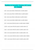 Numbers In Scientific Notation All Correct (A+ Graded)