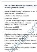 NR 325 EXAM 1 CHAMBERLAIN with 100% correct answers already graded A+ 2024.