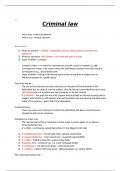 AQA a-level criminal law paper 1 - detailed notes and cases 