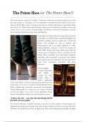 UOC Cultural Contexts: Cultural Artefact (of choice) : Pointe Shoes as a Cultural Artefact