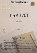 LSK3701 Study Guide for The Year 2021