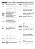 Manhattan GRE Advanced and Essential Combo Word list