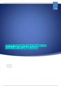 ECE 3741 Final Exam 33 Actual Questions and Answers 2024 with complete solution-Georgia Institute Of Technology