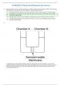 AP BIOLOGY Final Exam (60 Questions and Answers)