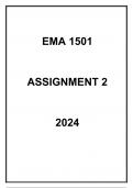 EMA1501 Assignment 2 2024