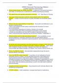 NR565 Advanced Pharmacology Midterm  [ verified Questions and answers]