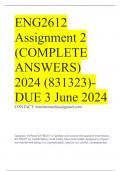 ENG2612 Assignment 2 (COMPLETE ANSWERS) 2024 (831323)- DUE 3 June 2024