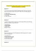 MN 566 2024 FINAL EXAM COMPLETE QUESTIONS AND VERIFIED ANSWERS - PURDUE
