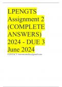 LPENGTS Assignment 2 (COMPLETE ANSWERS) 2024 - DUE 3 June 2024