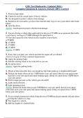CDL Test Flashcards ( Updated 2024 ) Complete Questions & Answers (Solved) 100% Correct