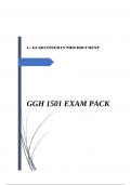 GGH 1501 EXAM PACK.