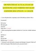 OB PEDS FISDAP ACTUAL EXAM 160 QUESTIONS AND VERIFIED DETAILED ANSWERS 2024 UPDATE. A+ GRADE