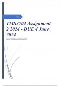 TMS3704 Assignment 2 2024 - DUE 4 June 2024