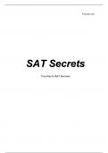 SAT secrets