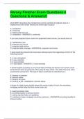 Barney Fletcher Exam Questions 4 Questions & Answers!!