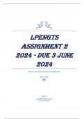 LPENGTS Assignment 2 2024 - DUE 3 June 2024