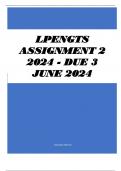 LPENGTS Assignment 2 2024 - DUE 3 June 2024