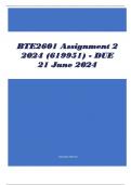 BTE2601 Assignment 2 2024 (619951) - DUE 21 June 2024