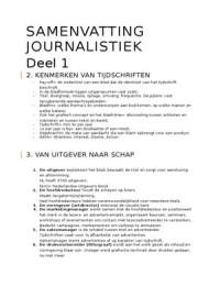 Samenvatting Handboek Tijdschriften