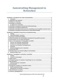 Samenvatting netwerkmanagement