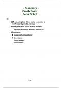 Symmary Crash Proof by Peter Schiff