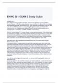 ENWC 201-EXAM 2 Study Guide with complete solutions