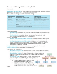 Finance and Managerial Accounting 2
