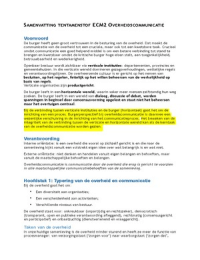 Samenvatting Overheidscommunicatie (ECM2)