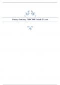 Portage Learning PSYC 140 Module 2 Exam