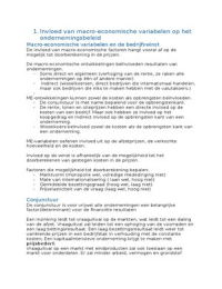 Samenvatting Syllabus Algemene Economie 2