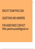 ENG1517 Exam pack 2024(Questions and answers)