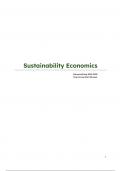 Summary Sustainability economics Dutch 