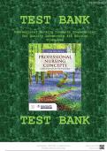 Test Bank for Professional Nursing Concepts Competencies for Quality Leadership 4th Edition by Anita Finkelman 9781284230888 Chapter 1-14 Complete Guide.