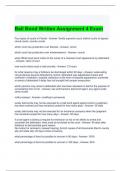 Bail Bond Written Assignment 4 Exam