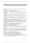 FBLA Accounting 1 Test Questions and Answers with Complete Solutions