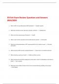 ESI Exit Exam Review Questions and Answers  2024/2025