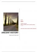 OCR 2023 ANCIENT HISTORY H407/11: SPARTA AND THE GREEK WORLD A LEVEL   QUESTION PAPER & MARK SCHEME (MERGED