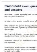 SWGS 6440 exam squestions and answers