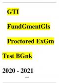 GTI FundGmentGls Proctored ExGm Test BGnk 2020 - 2021