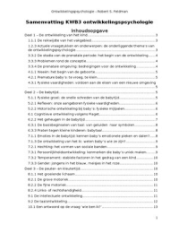 KWB3 ontwikkelingspsychologie 2015