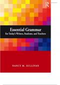 Essential Grammar for Today’s Writers, Students, and Teachers