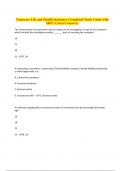 Tennessee Life and Health Insurance Completed Study Guide with 100% Correct Answers