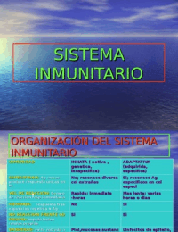 Fisiología: sistema inmunitario inespecífico