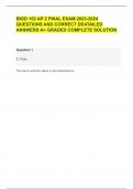 BIOD 152 AP 2 FINAL EXAM 2023-2024  QUESTIONS AND CORRECT DEATAILED  ANSWERS A+ GRADED COMPLETE SOLUTION