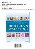 Test Bank for Hacker & Moore's Essentials of Obstetrics and Gynecology, 6th Edition by Hacker, 9781455775583, Covering Chapters 1-42 | Includes Rationales